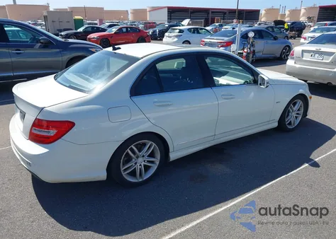 2012 Mercedes-Benz C 250 Sport from USA, damaged, VIN WDDGF4HB2CR207893